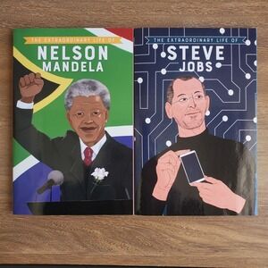 The Extraordinary Life of‎ Steve Jobs Nelson Mandela Books Biography Kane Miller